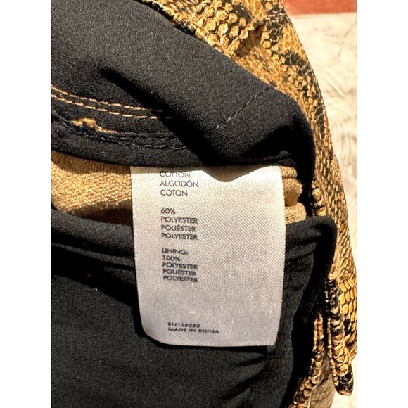 Steele Womens Faux Python Snake Skin Jacket & Pant Set M/L NWT - Picture 7 of 11